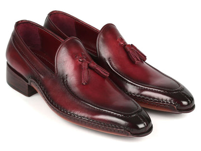 Paul Parkman Hand - Sewn Tassel Loafers Bordeaux (Id082 - Brd) by Paul Parkman – Don't Panic Shoes