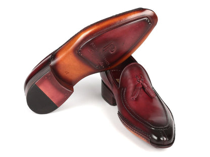 Paul Parkman Hand - Sewn Tassel Loafers Bordeaux (Id082 - Brd) by Paul Parkman – Don't Panic Shoes