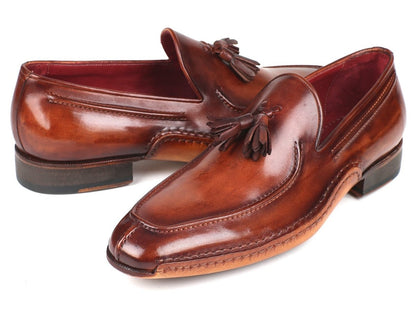 Paul Parkman Hand - Sewn Tassel Loafers Brown (Id082 - Brw) by Paul Parkman – Don't Panic Shoes