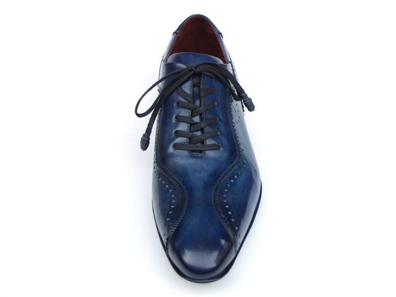 Paul Parkman Handmade Lace - Up Casual Shoes For Men Blue (Id84654 - Blu) by Paul Parkman – Don't Panic Shoes