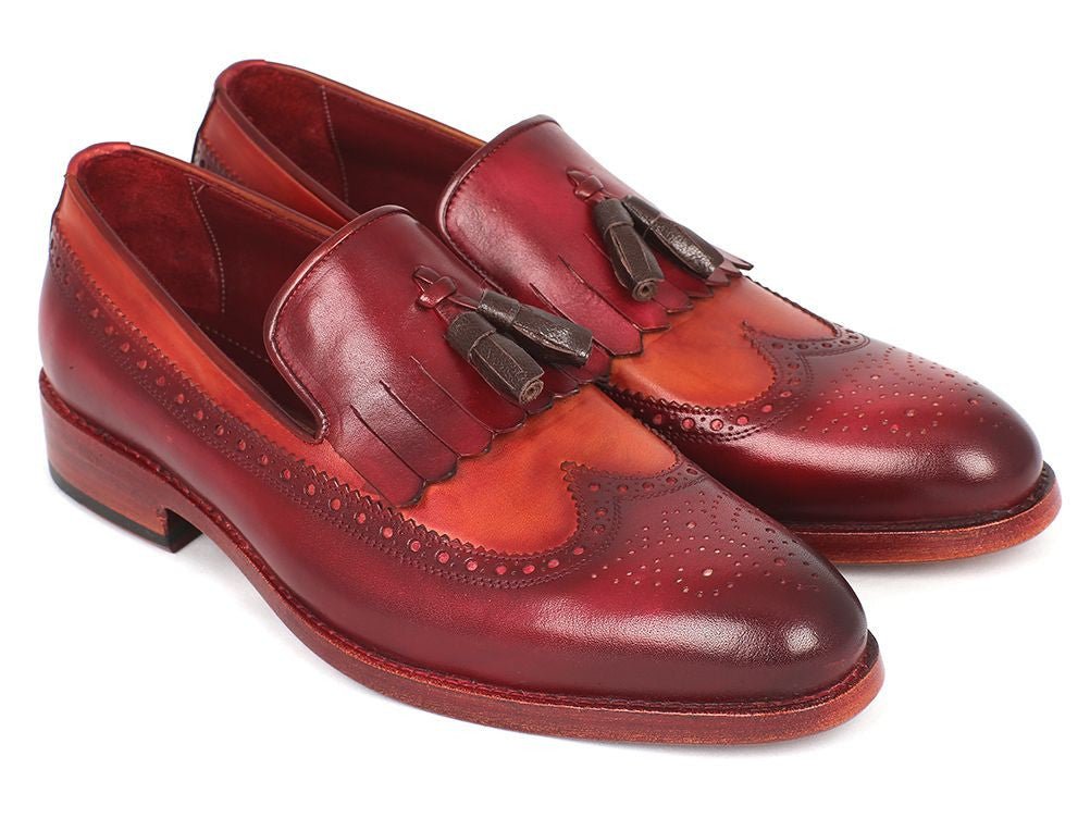 Paul Parkman Kiltie Tassel Loafer Tobacco And Bordeaux (IdKt64cb) by Paul Parkman – Don't Panic Shoes
