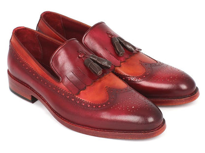 Paul Parkman Kiltie Tassel Loafer Tobacco And Bordeaux (IdKt64cb) by Paul Parkman – Don't Panic Shoes