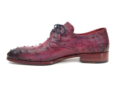Paul Parkman Lilac Genuine Ostrich Derby Shoes (Id66cc44) Shoes by Paul Parkman – Don't Panic Shoes