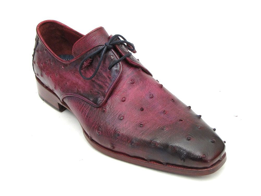 Paul Parkman Lilac Genuine Ostrich Derby Shoes (Id66cc44) Shoes by Paul Parkman – Don't Panic Shoes