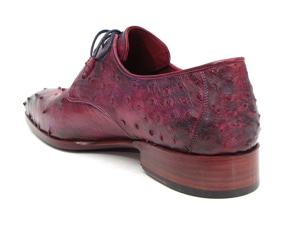 Paul Parkman Lilac Genuine Ostrich Derby Shoes (Id66cc44) Shoes by Paul Parkman – Don't Panic Shoes