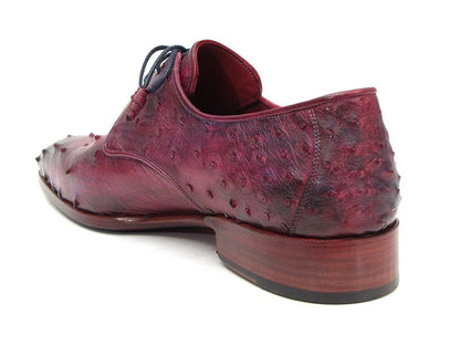 Paul Parkman Lilac Genuine Ostrich Derby Shoes (Id66cc44) Shoes by Paul Parkman – Don't Panic Shoes