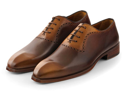 Paul Parkman Men's Antique Brown Oxfords (IdAg444brw) by Paul Parkman – Don't Panic Shoes