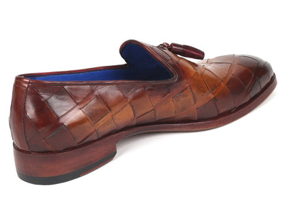 Paul Parkman Men's Big Braided Tassel Loafers Brown (Id6623 - Brw) by Paul Parkman – Don't Panic Shoes