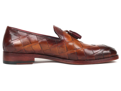 Paul Parkman Men's Big Braided Tassel Loafers Brown (Id6623 - Brw) by Paul Parkman – Don't Panic Shoes