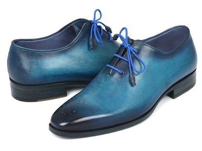 Paul Parkman Men's Blue And Navy Medallion Toe Oxfords (IdVn82bl) by Paul Parkman – Don't Panic Shoes