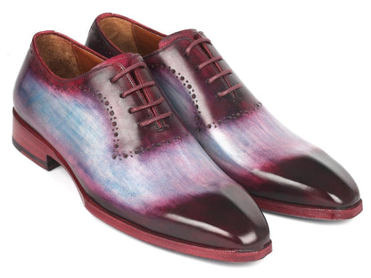Paul Parkman Men's Blue And Purple Oxfords (IdAg446pbl) by Paul Parkman – Don't Panic Shoes