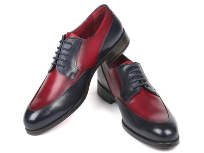 Paul Parkman Men's Bordeaux And Navy Derby Shoes (Id993 - Bdnv) by Paul Parkman – Don't Panic Shoes