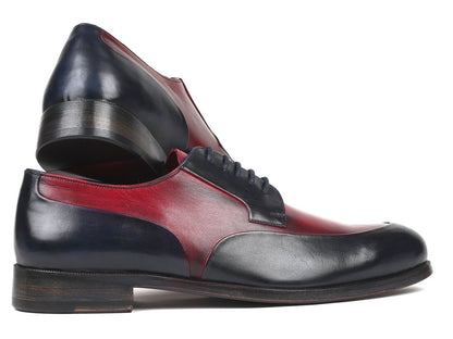 Paul Parkman Men's Bordeaux And Navy Derby Shoes (Id993 - Bdnv) by Paul Parkman – Don't Panic Shoes