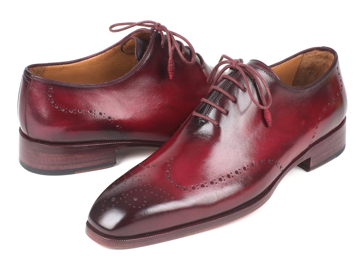 Paul Parkman Men's Bordeaux Burnished Wingtip Oxfords (Id84rt83) by Paul Parkman – Don't Panic Shoes