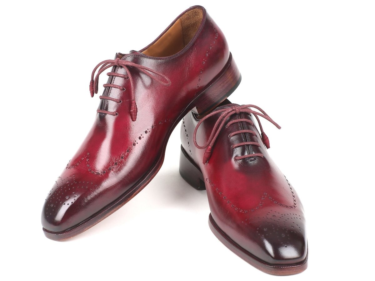Paul Parkman Men's Bordeaux Burnished Wingtip Oxfords (Id84rt83) by Paul Parkman – Don't Panic Shoes