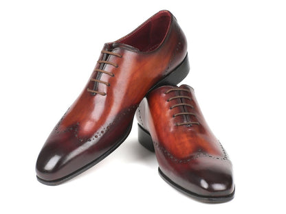 Paul Parkman Men's Brown And Bordeaux Wingtip Oxfords (Id84bt76) by Paul Parkman – Don't Panic Shoes