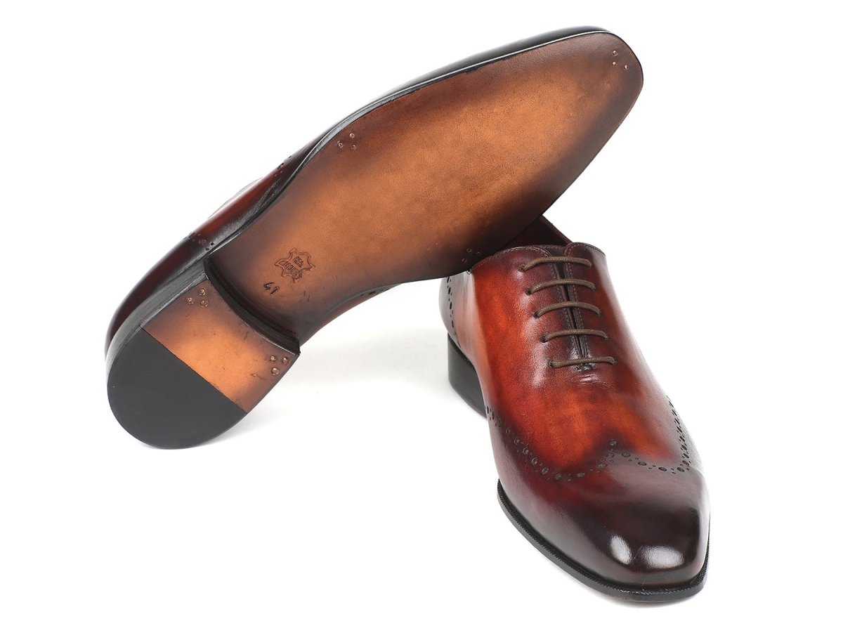 Paul Parkman Men's Brown And Bordeaux Wingtip Oxfords (Id84bt76) by Paul Parkman – Don't Panic Shoes