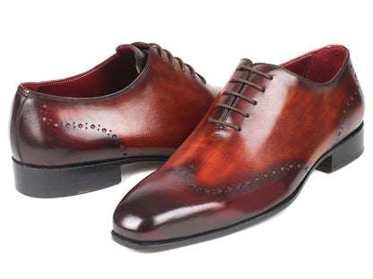 Paul Parkman Men's Brown And Bordeaux Wingtip Oxfords (Id84bt76) by Paul Parkman – Don't Panic Shoes