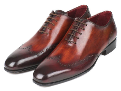 Paul Parkman Men's Brown And Bordeaux Wingtip Oxfords (Id84bt76) by Paul Parkman – Don't Panic Shoes