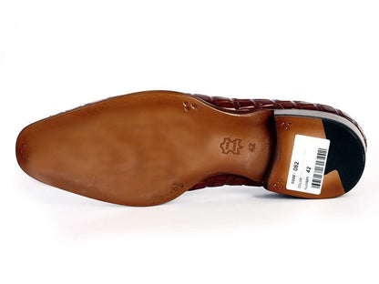 Paul Parkman Men's Brown Crocodile Embossed Calfskin Tassel Loafer (Id0823 - Brw) by Paul Parkman – Don't Panic Shoes