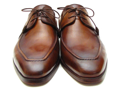 Paul Parkman Men's Brown Derby Dress Shoes For Men (IdSu12lf) by Paul Parkman – Don't Panic Shoes