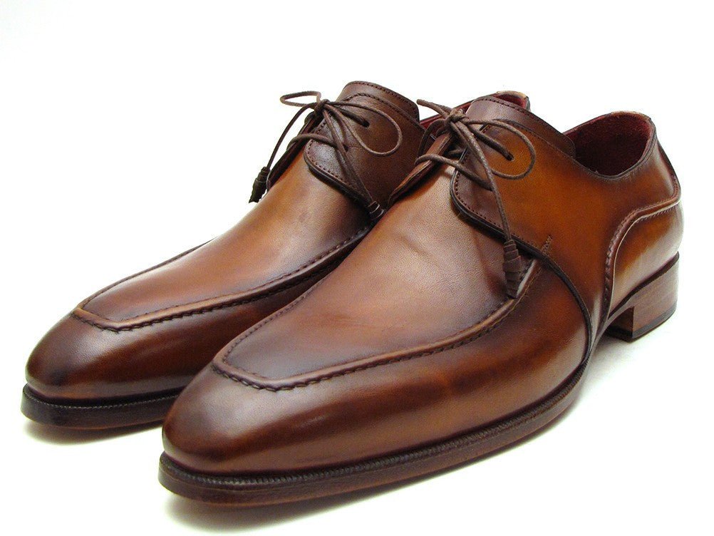 Paul Parkman Men's Brown Derby Dress Shoes For Men (IdSu12lf) by Paul Parkman – Don't Panic Shoes