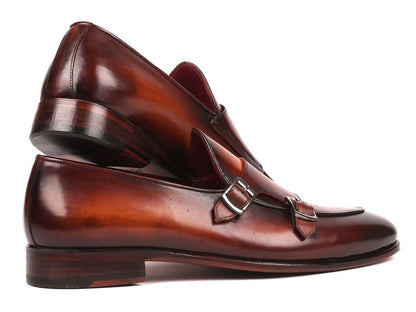 Paul Parkman Men's Brown Double Monkstrap Shoes (IdHt61brw) by Paul Parkman – Don't Panic Shoes