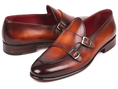 Paul Parkman Men's Brown Double Monkstrap Shoes (IdHt61brw) by Paul Parkman – Don't Panic Shoes