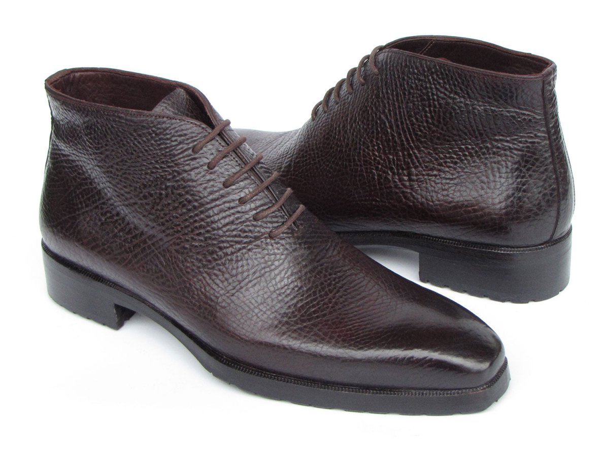 Paul Parkman Men's Brown Floater Leather Ankle Boots (Id793brw82) Shoes by Paul Parkman – Don't Panic Shoes