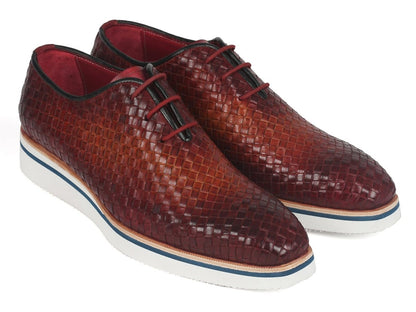Paul Parkman Men's Brown Woven Leather Smart Casual Shoes (Id182 - Rdh - Brw) by Paul Parkman – Don't Panic Shoes