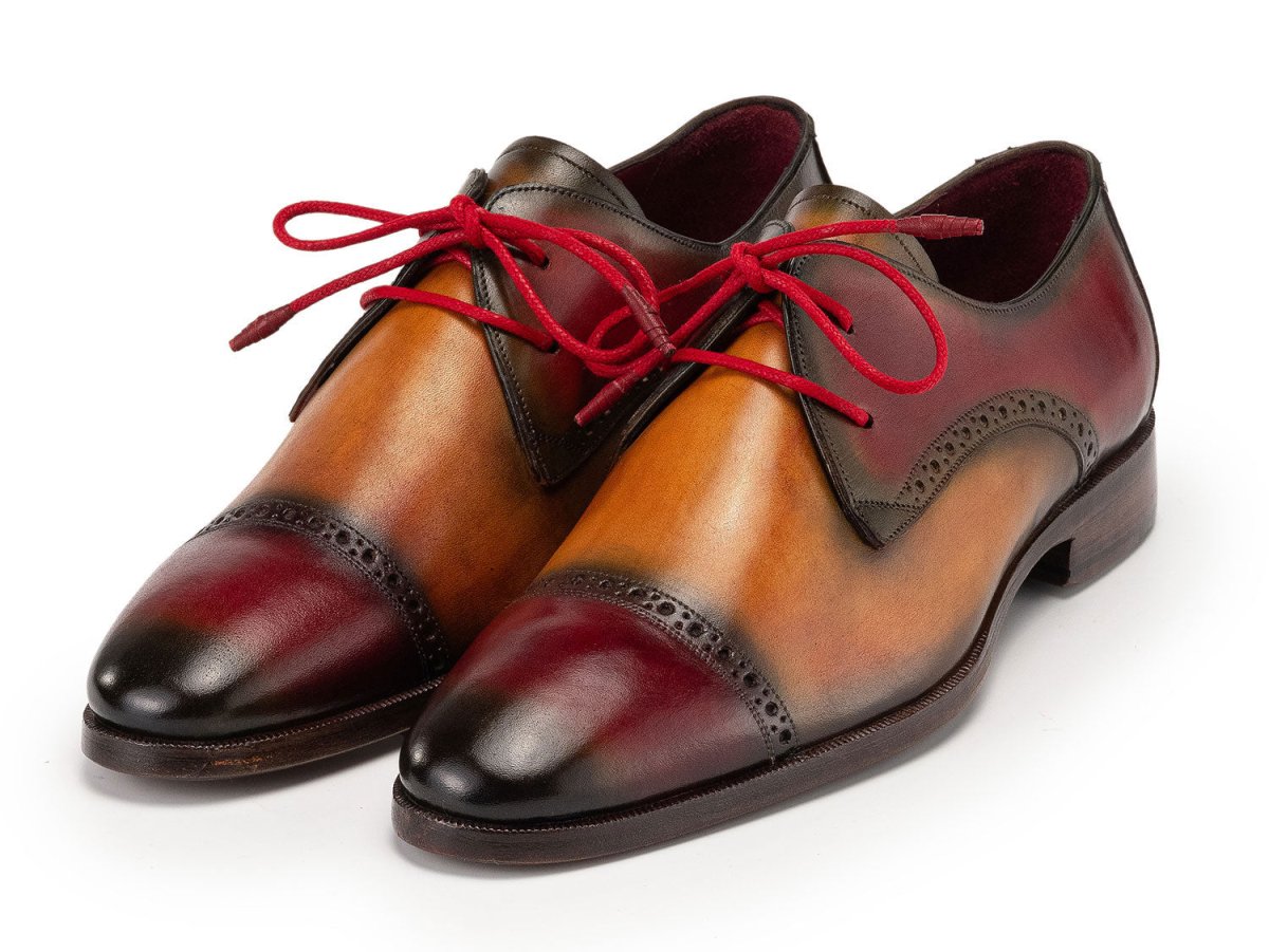 Paul Parkman Men's Cap Toe Derby Shoes In Multiple Colors Shoes by Paul Parkman – Don't Panic Shoes