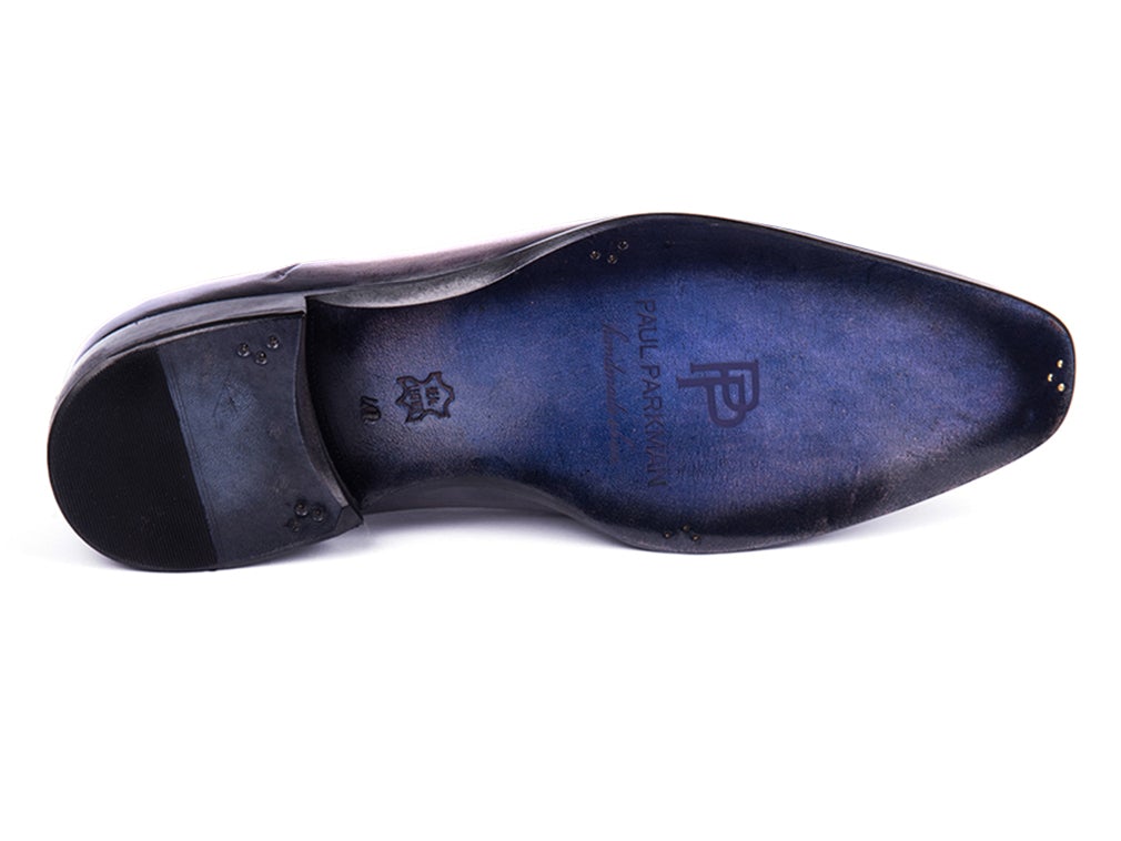 Paul Parkman Men's Cap Toe Oxfords Gray Burnished (Id1744 - Gry) by Paul Parkman – Don't Panic Shoes