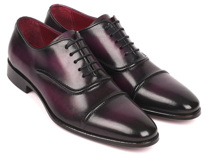 Paul Parkman Men's Cap - Toe Oxfords Purple (Id077 - Prp) by Paul Parkman – Don't Panic Shoes