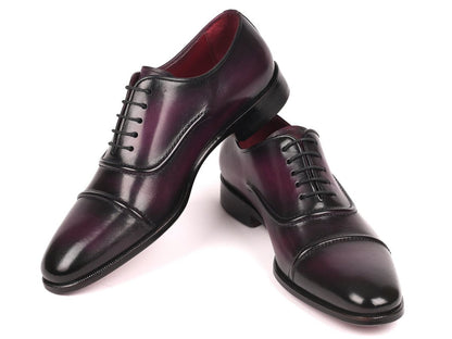 Paul Parkman Men's Cap - Toe Oxfords Purple (Id077 - Prp) by Paul Parkman – Don't Panic Shoes