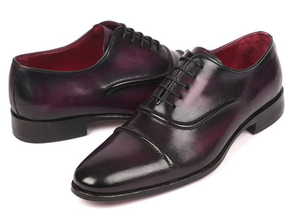 Paul Parkman Men's Cap - Toe Oxfords Purple (Id077 - Prp) by Paul Parkman – Don't Panic Shoes