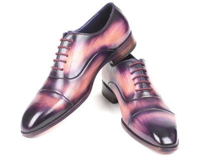 Paul Parkman Men's Cap - Toe Oxfords Purple (Id1744 - Prp) by Paul Parkman – Don't Panic Shoes