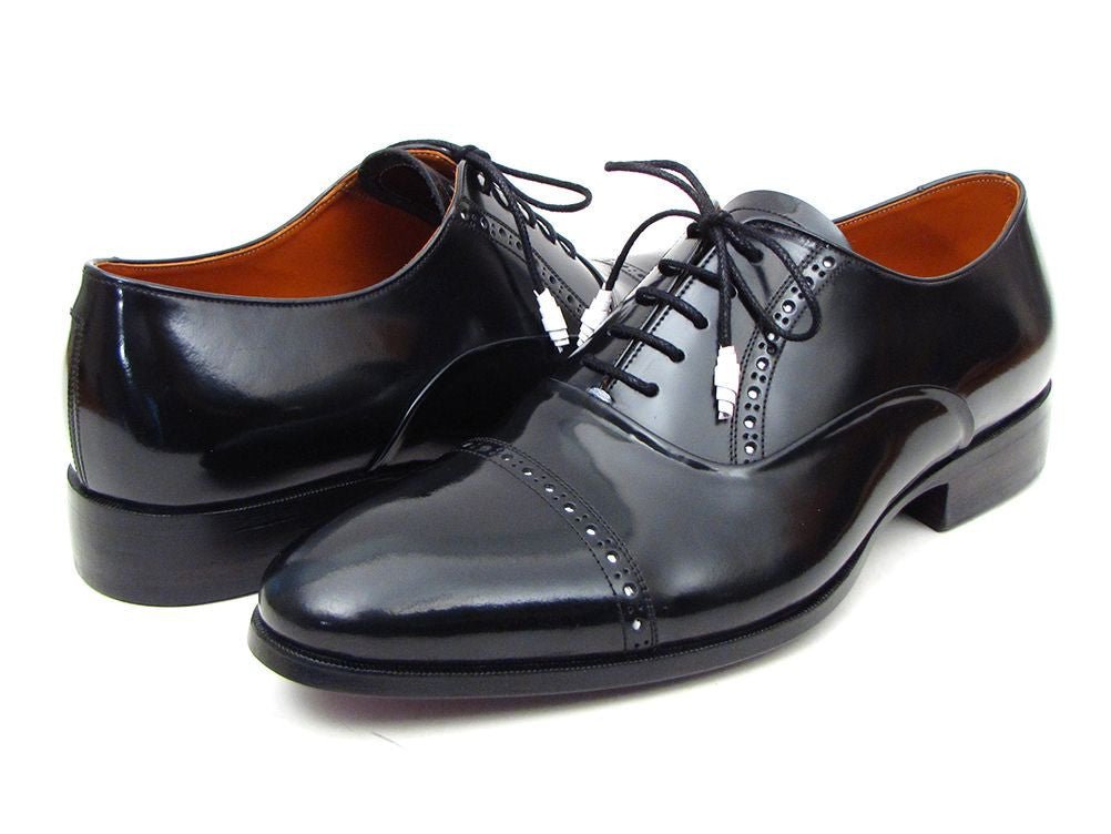 Paul Parkman Men's Captoe Oxfords Black Dress Shoes (Id78rg61) by Paul Parkman – Don't Panic Shoes