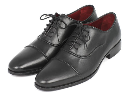 Paul Parkman Men's Captoe Oxfords Black (Id077 - Blk) by Paul Parkman – Don't Panic Shoes