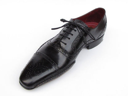 Paul Parkman Men's Captoe Oxfords Black Shoes (Id5032 - Blk) by Paul Parkman – Don't Panic Shoes