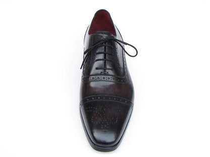 Paul Parkman Men's Captoe Oxfords Bronze And Black Shoes (Id77u844) by Paul Parkman – Don't Panic Shoes