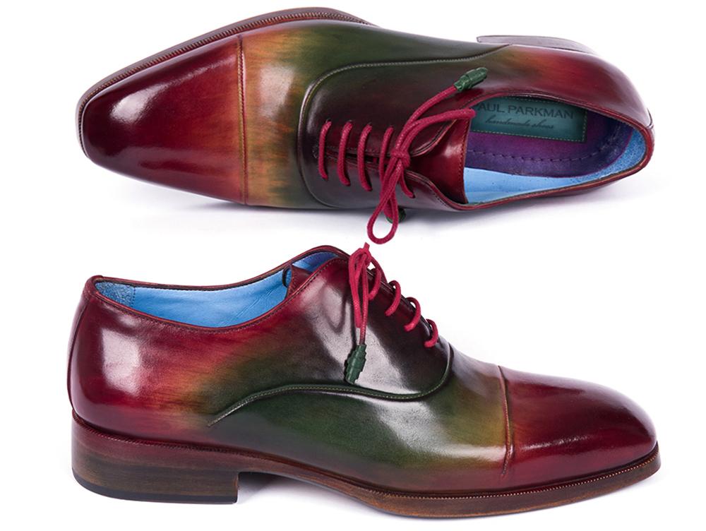 Paul Parkman Men's Captoe Oxfords In Multicolor Shoes by Paul Parkman – Don't Panic Shoes
