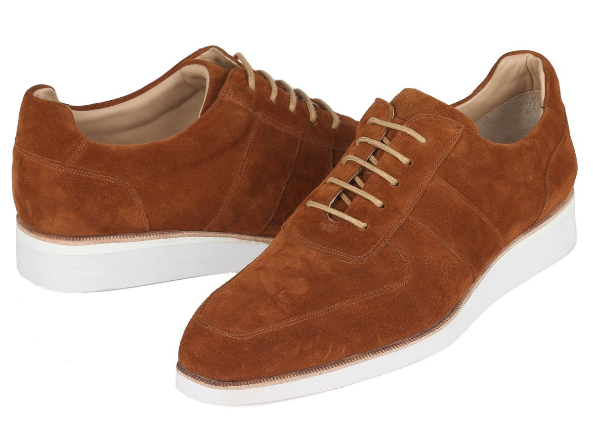 Paul Parkman Men's Casual Shoes Camel Suede (Id192 - Sd - Cml) Shoes by Paul Parkman – Don't Panic Shoes