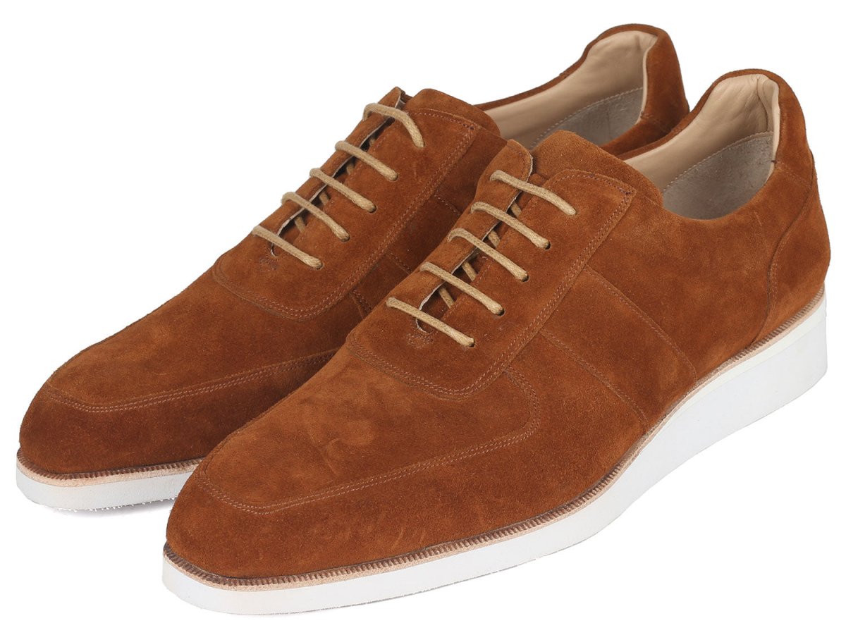 Paul Parkman Men's Casual Shoes Camel Suede Shoes by Paul Parkman – Don't Panic Shoes