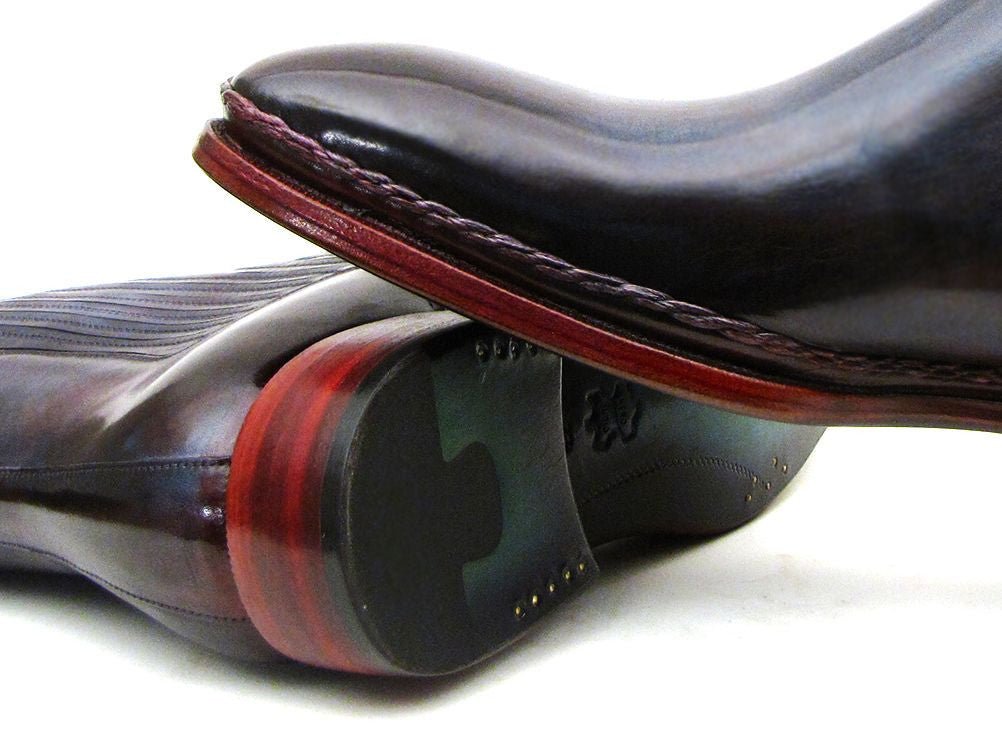 Paul Parkman Men's Chelsea Boots Navy And Bordeaux (IdBt54f11) by Paul Parkman – Don't Panic Shoes