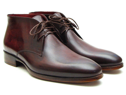 Paul Parkman Men's Chukka Boots Brown And Bordeaux (IdCk43e8) by Paul Parkman – Don't Panic Shoes