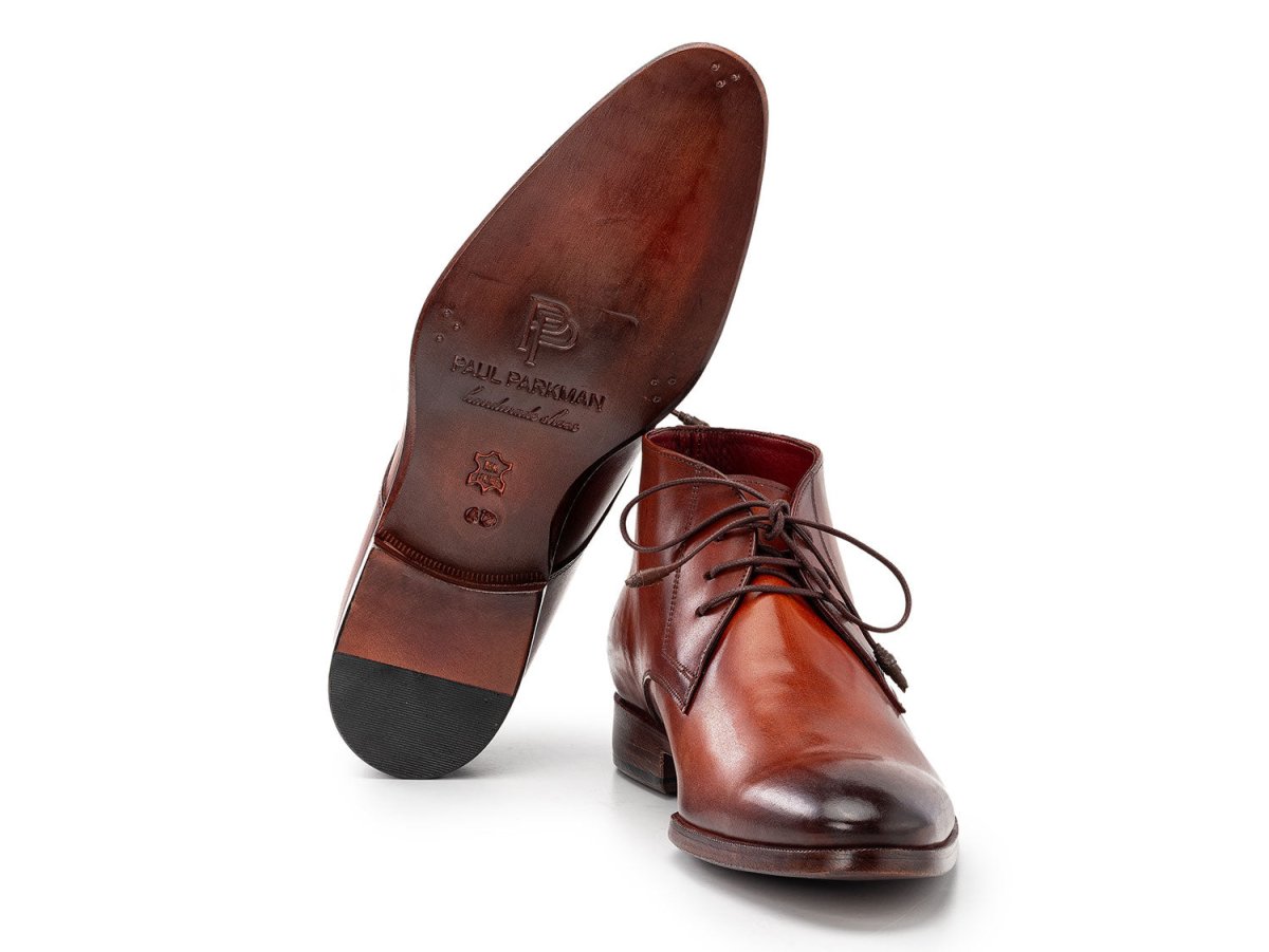 Paul Parkman Men's Custom Made Chukka Boots Camel And Brown Ck53brw by Paul Parkman – Don't Panic Shoes