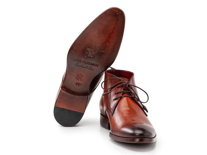 Paul Parkman Men's Custom Made Chukka Boots Camel And Brown Ck53brw by Paul Parkman – Don't Panic Shoes