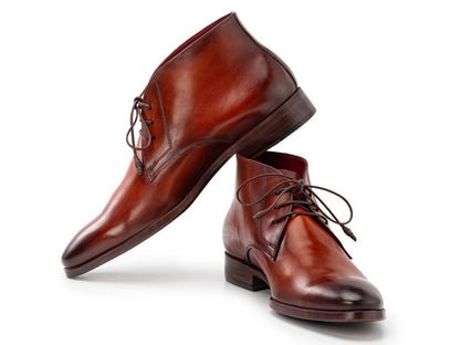 Paul Parkman Men's Custom Made Chukka Boots Camel And Brown Ck53brw by Paul Parkman – Don't Panic Shoes