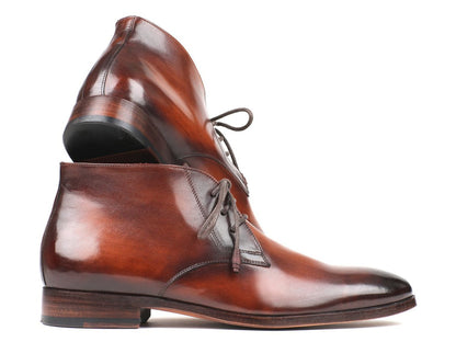 Paul Parkman Men's Custom Made Chukka Boots Camel And Brown Ck53brw by Paul Parkman – Don't Panic Shoes