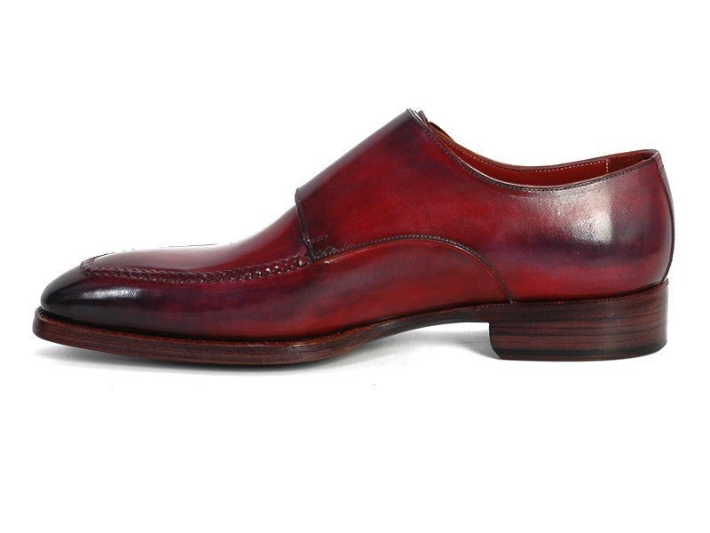 Paul Parkman Men's Double Monkstrap Shoes Black And Bordeaux (IdPp3851) by Paul Parkman – Don't Panic Shoes